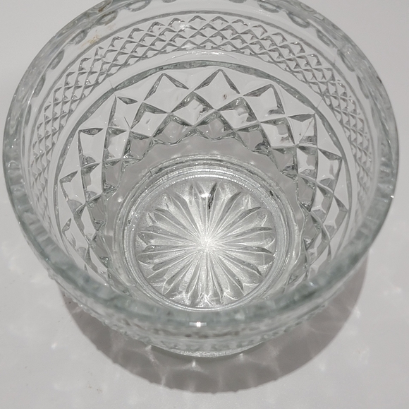 Vintage Glass Candy Dish with Lid - Picture 4 of 11